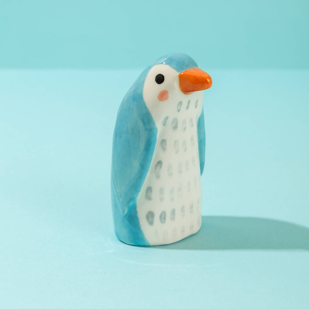 Mama Penguin Blue / Ceramic Piece