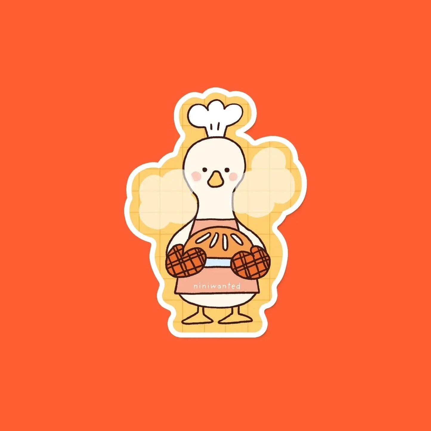 Chef Duck Sticker