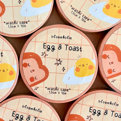 Egg & Toast Washi Tape