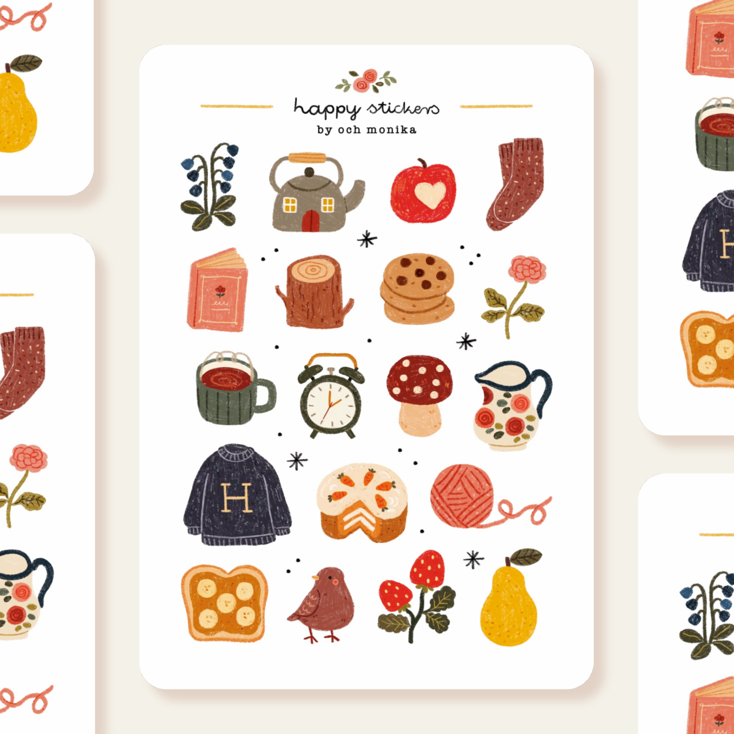 Comfort Things - Sticker Sheet