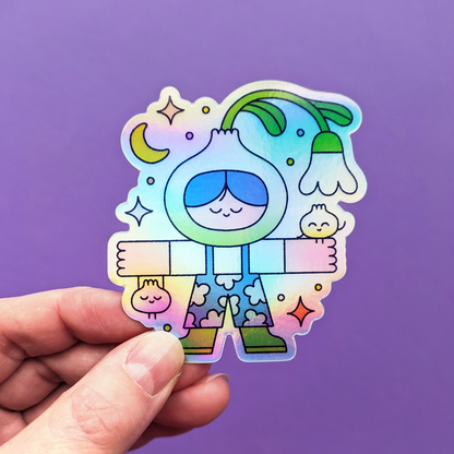 Holographic Bulb Sticker