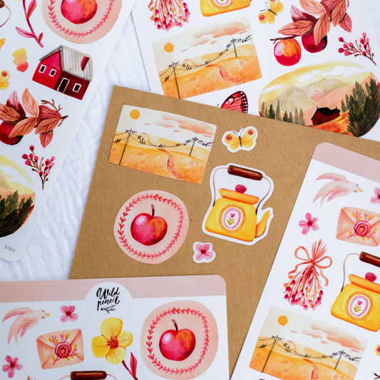 Autumn Afternoon Sticker Sheet