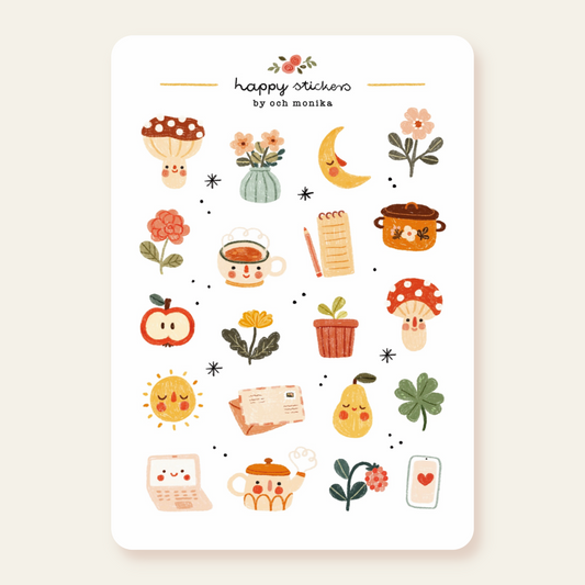 Cottagecore II - Sticker Sheet