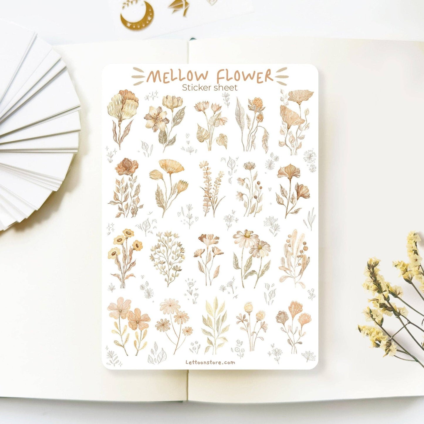 Sticker Sheet - Mellow Flower
