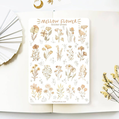 Sticker Sheet - Mellow Flower