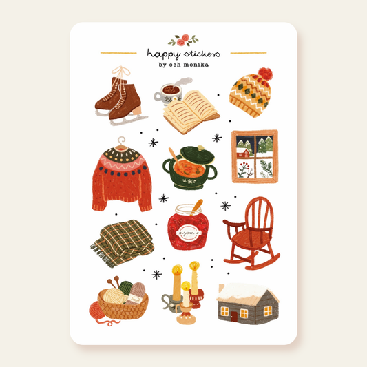 Slow Winter - Sticker Sheet