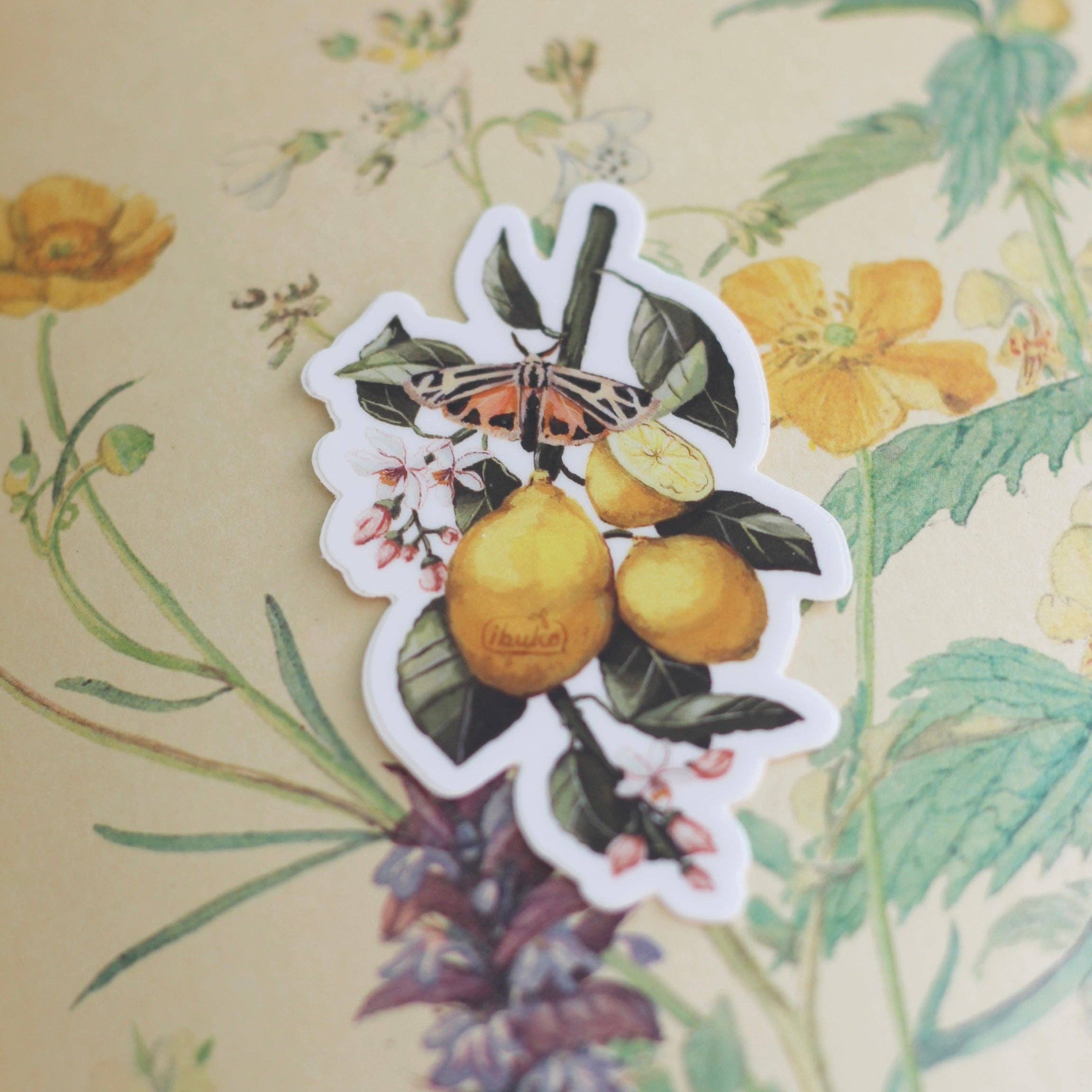 Lemon Branch Sticker – Cactus Crafts