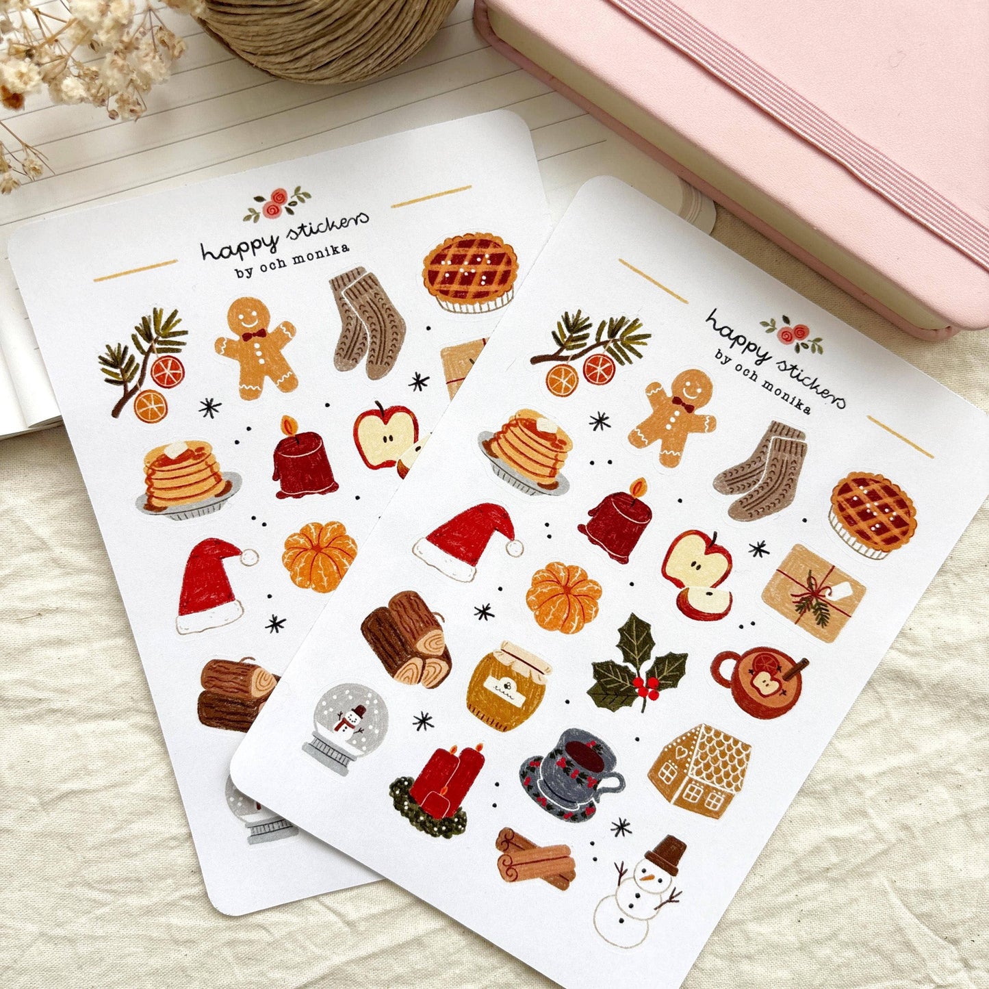 Warm Wishes - Sticker Sheet
