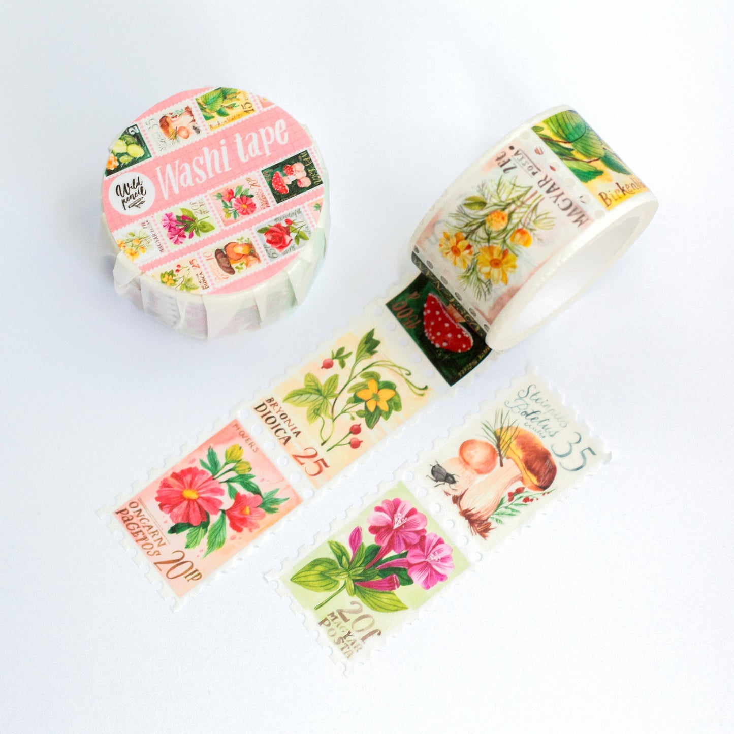 Botanical Stamps Washi Tape