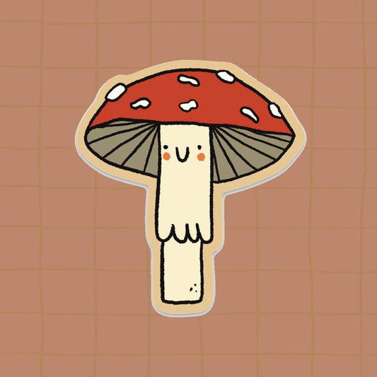 Mushroom Vinyl Sticker
