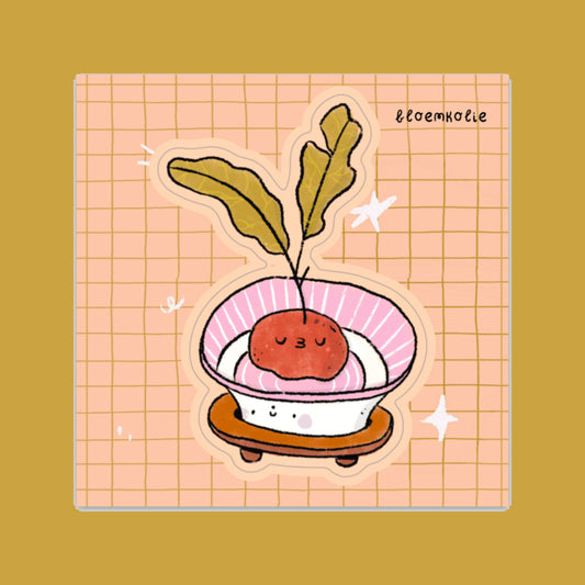 Plant bulb nap Vinyl Sticker