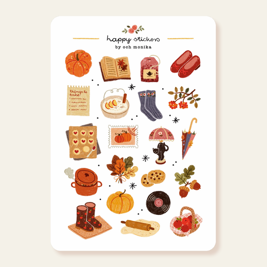 Hello Autumn - Sticker Sheet