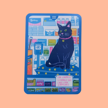 The Empress Vinyl Sticker - Cornerstore Tarot