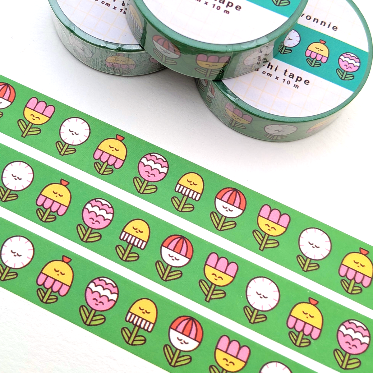 Flower friends washi tape