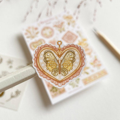 Sticker Sheet - Romantic Flower