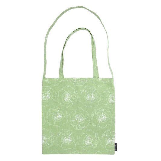 Rpet Green Flowers Tote Bag