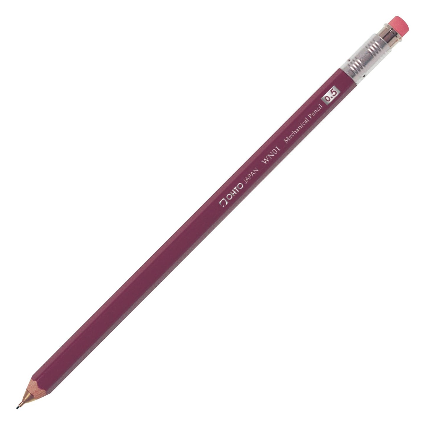 Ohto Wooden Mechanical Pencil 0.5mm - Wine