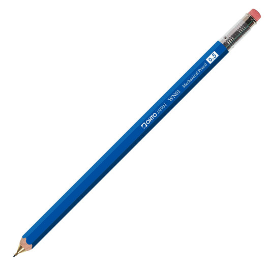 Ohto Wooden Mechanical Pencil 0.5mm - Blue