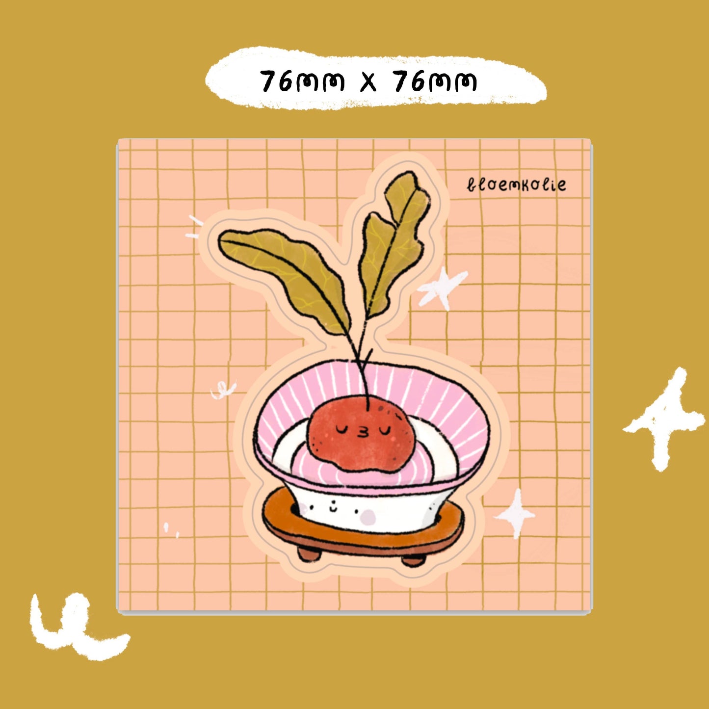 Plant bulb nap Vinyl Sticker