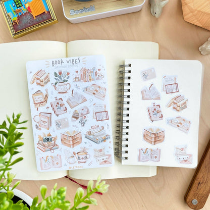 Sticker Sheet - Cozy Reading Time