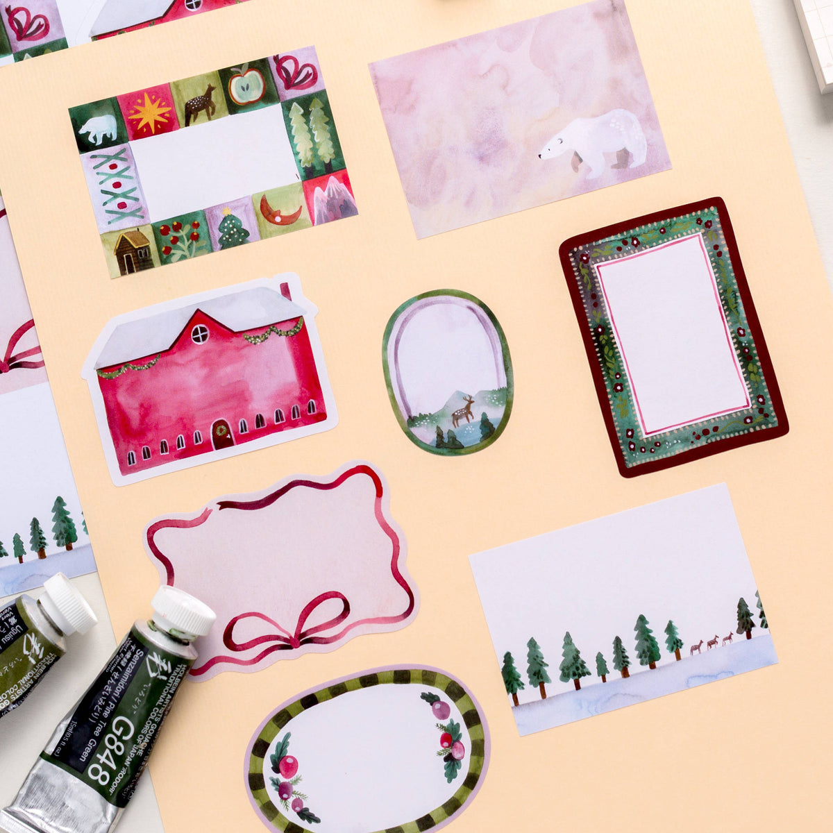 Christmas Labels Sticker sheet