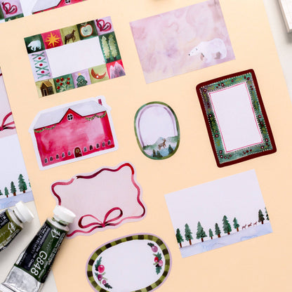 Christmas Labels Sticker sheet