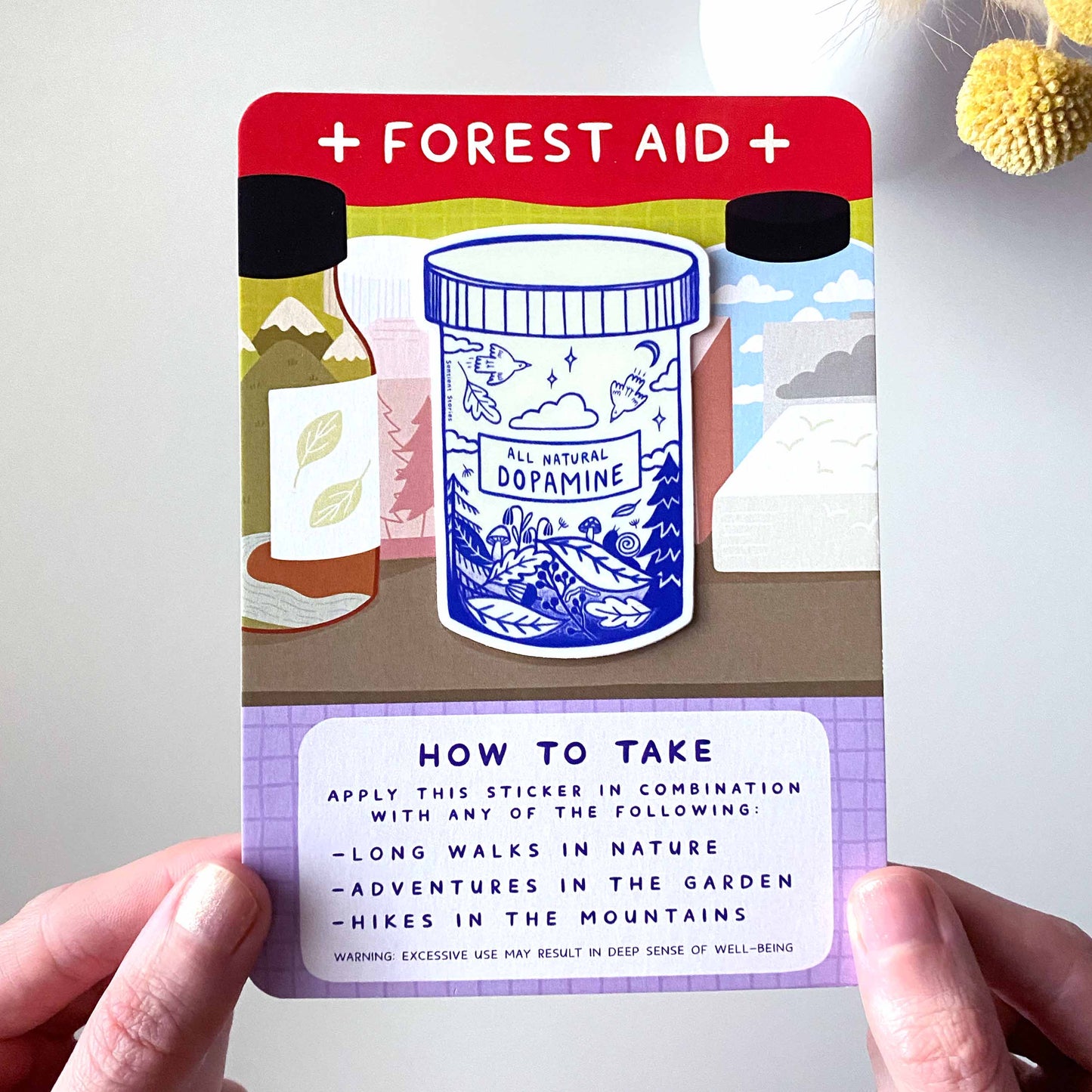 Forest Aid Sticker Card