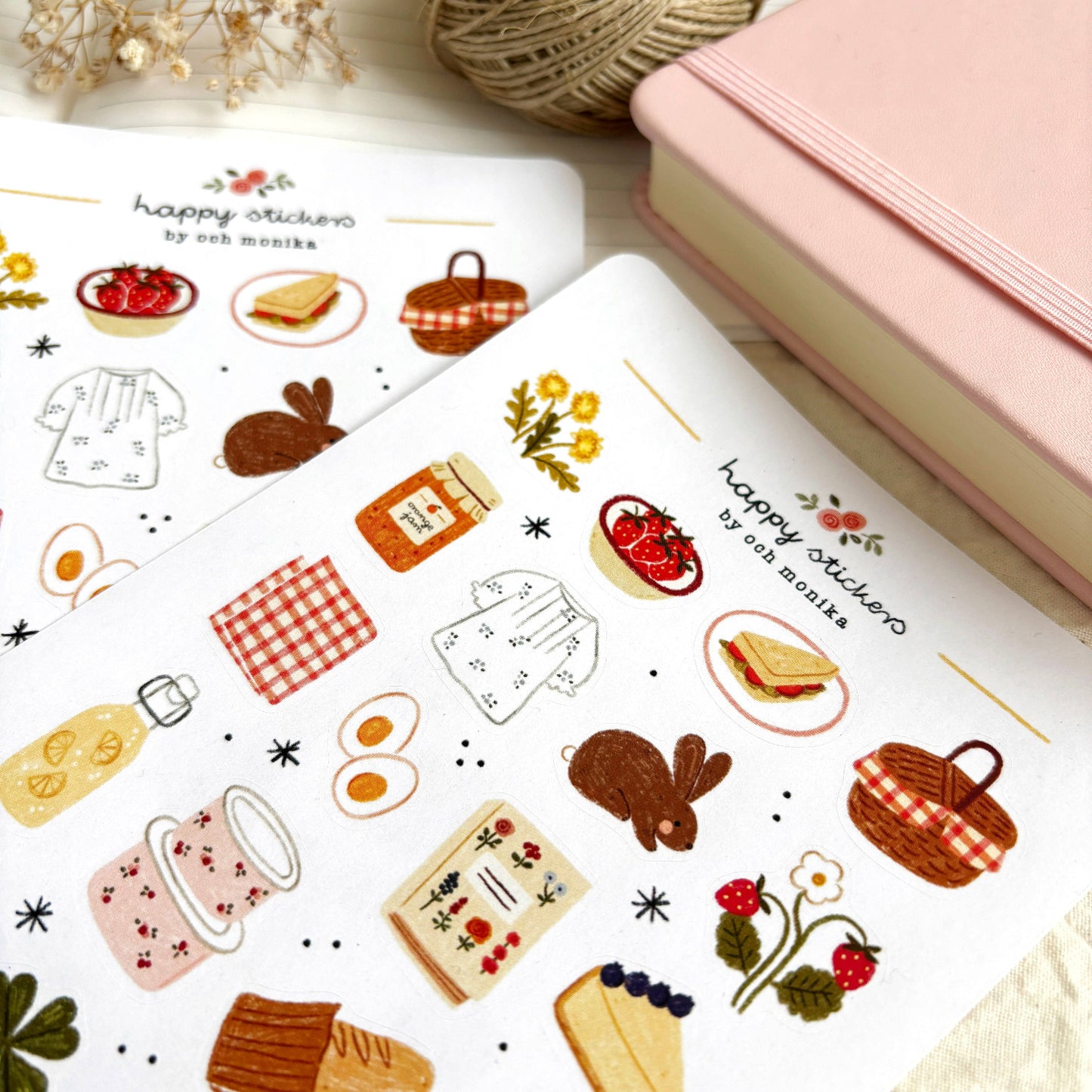 Spring Picnic - Sticker Sheet
