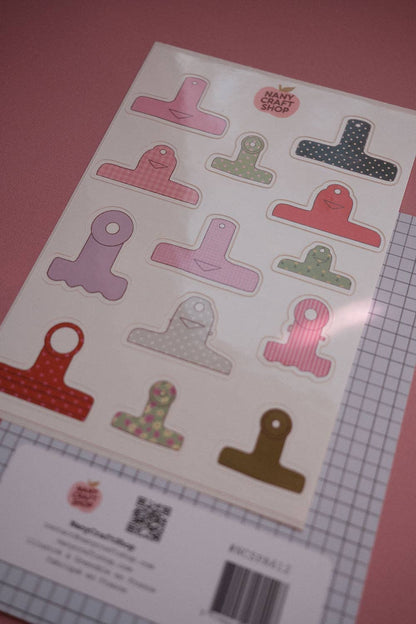 Paper clips - A6 sticker sheet