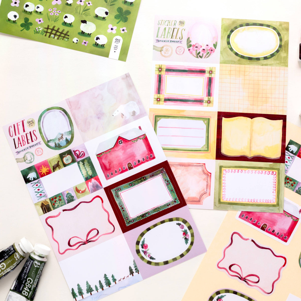 Christmas Labels Sticker sheet