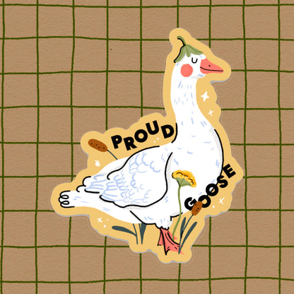 Proud Goose Vinyl Sticker