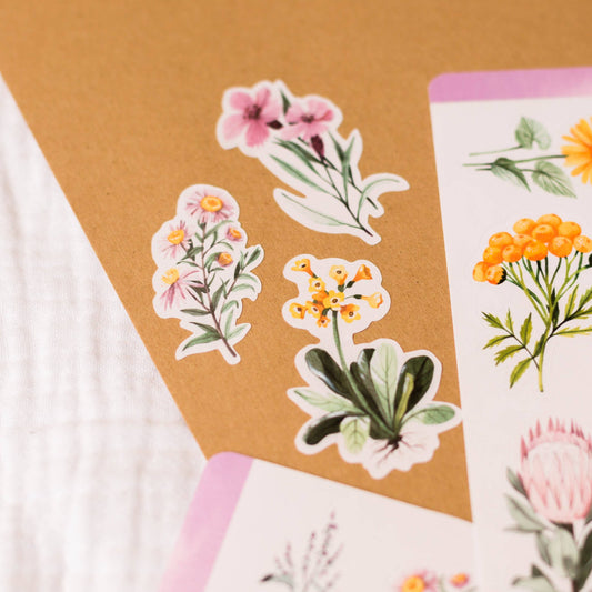 Flowers II Sticker Sheet