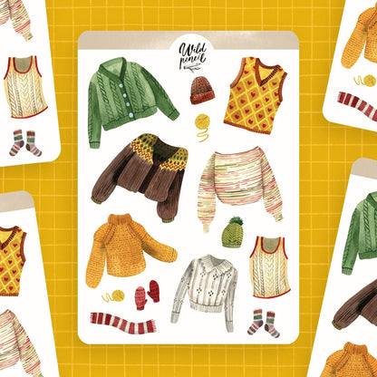 Knitwear Sticker Sheet