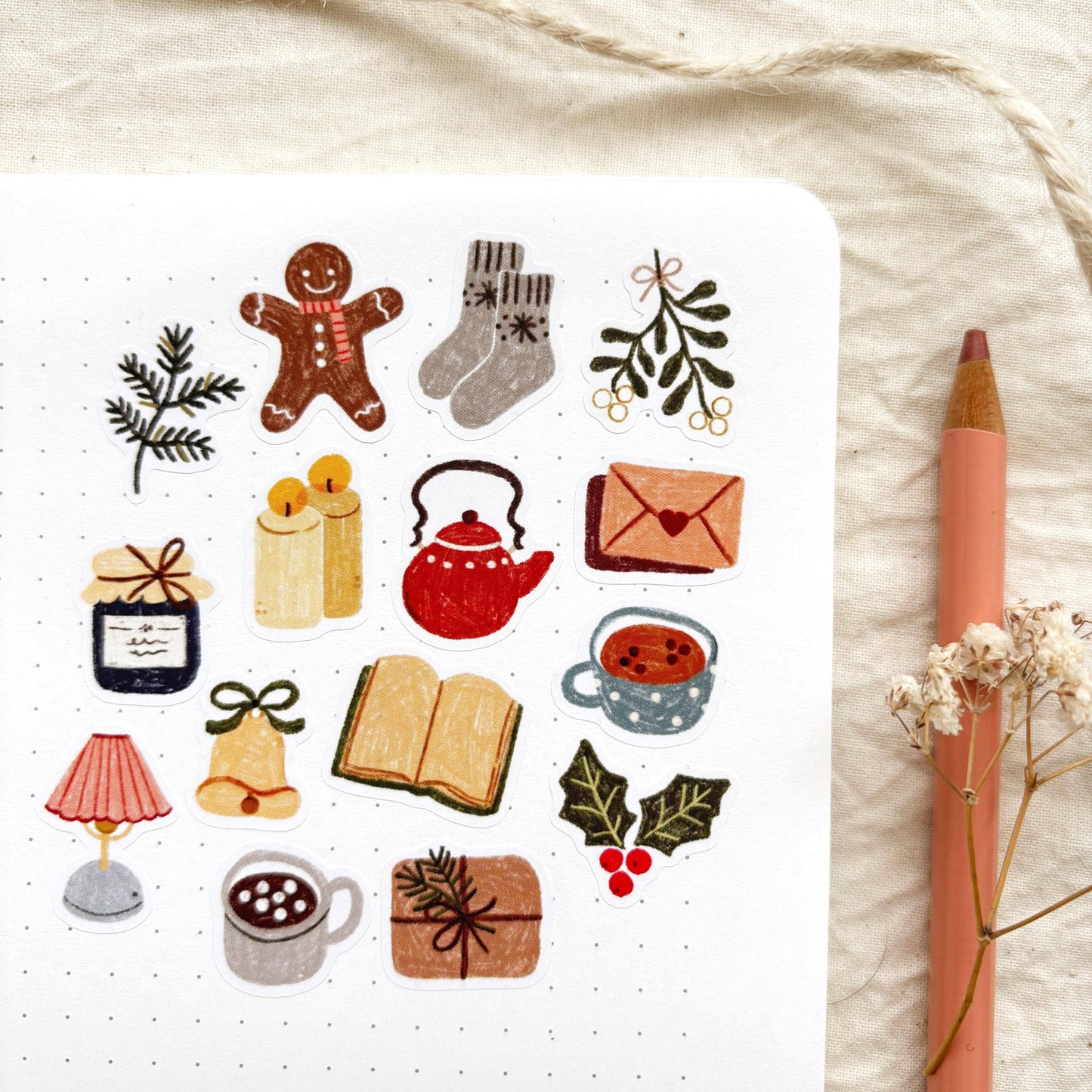 Christmas Coziness - Sticker Sheet