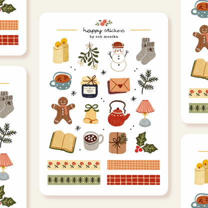 Christmas Coziness - Sticker Sheet