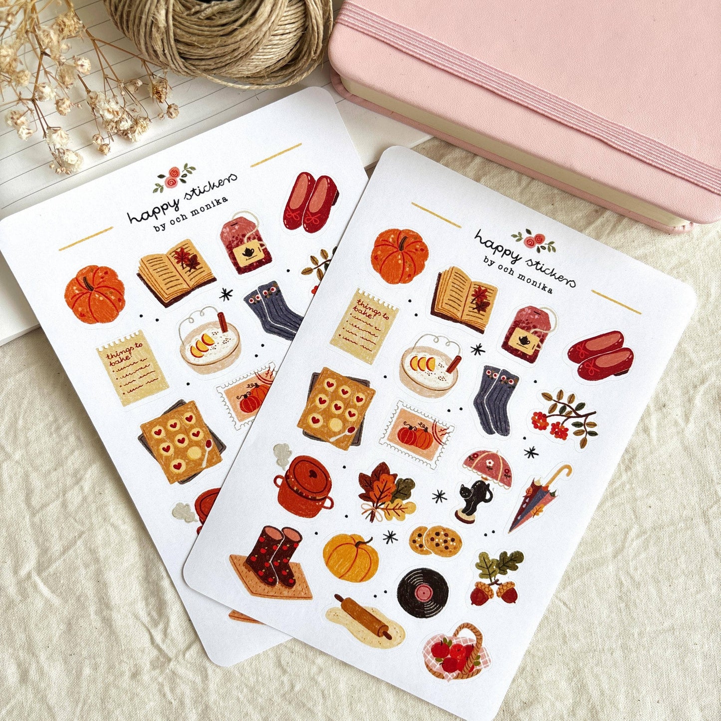 Hello Autumn - Sticker Sheet