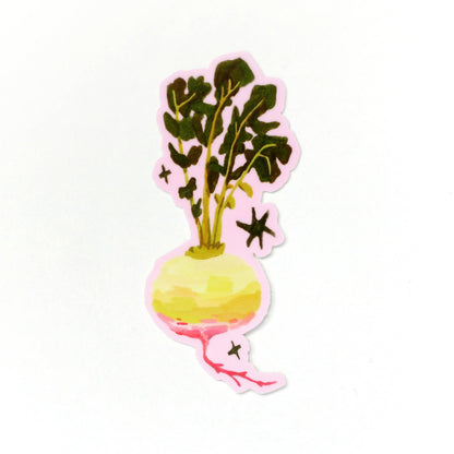Turnip vinyl sticker