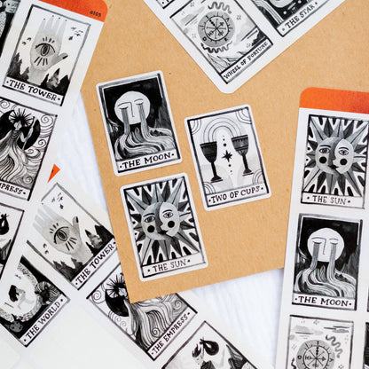 Tarot Cards Sticker Sheet