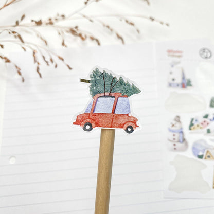 Sticker Sheet - Winter Village