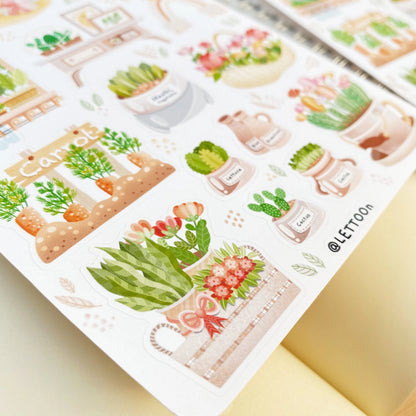 Sticker Sheet - Spring Garden