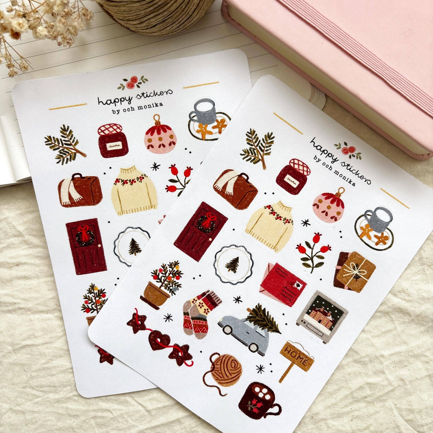 Coming Home For Christmas - Sticker Sheet