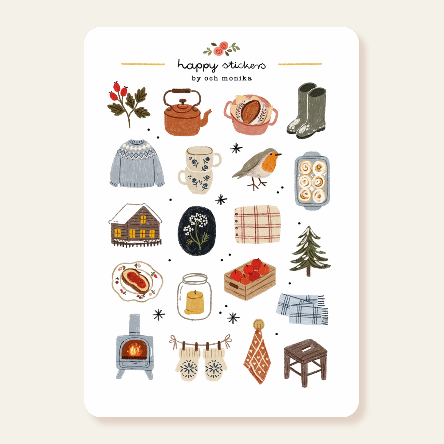 Soft Winter - Sticker Sheet