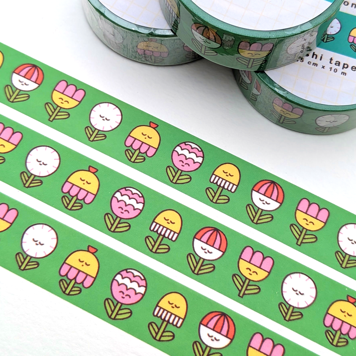 Flower friends washi tape