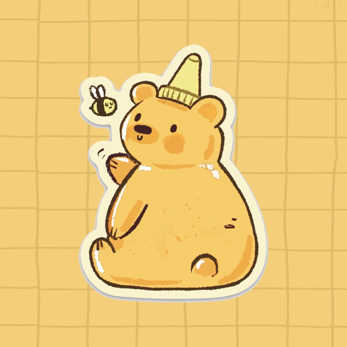 Honey Bear vinyl sticker