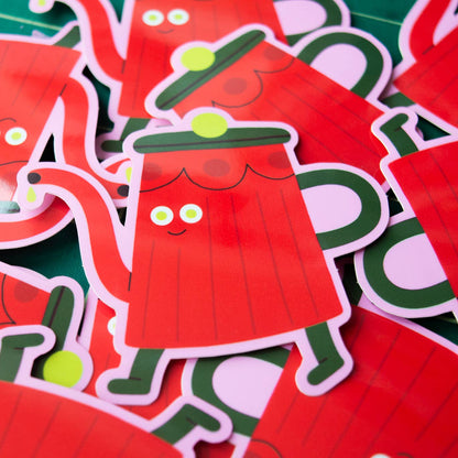 Kettle Vinyl Sticker
