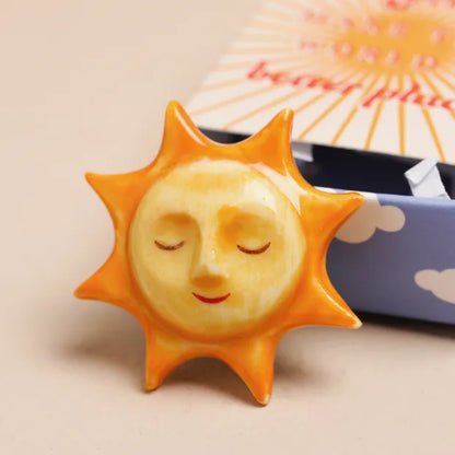 Sunshine - Tiny Matchbox Ceramic Token