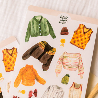 Knitwear Sticker Sheet