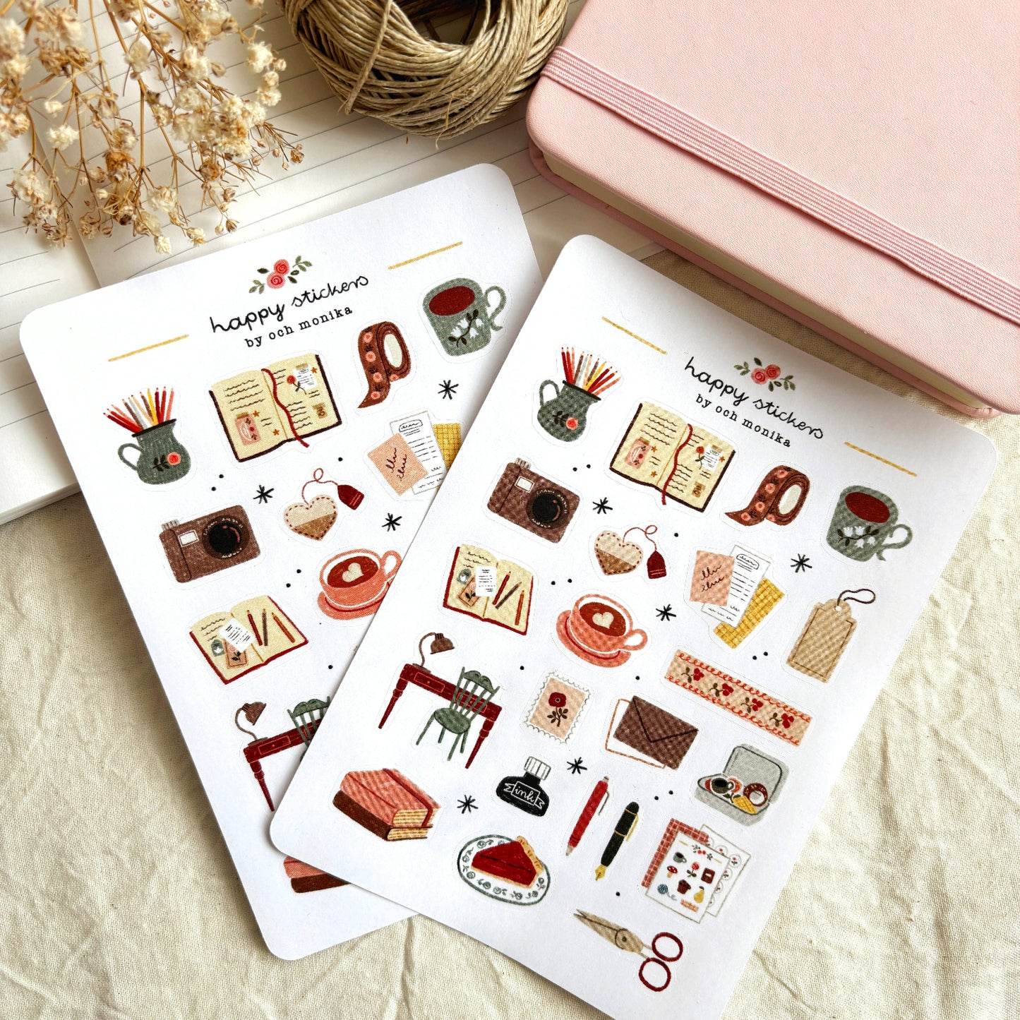 Cozy Journaling - Sticker Sheet