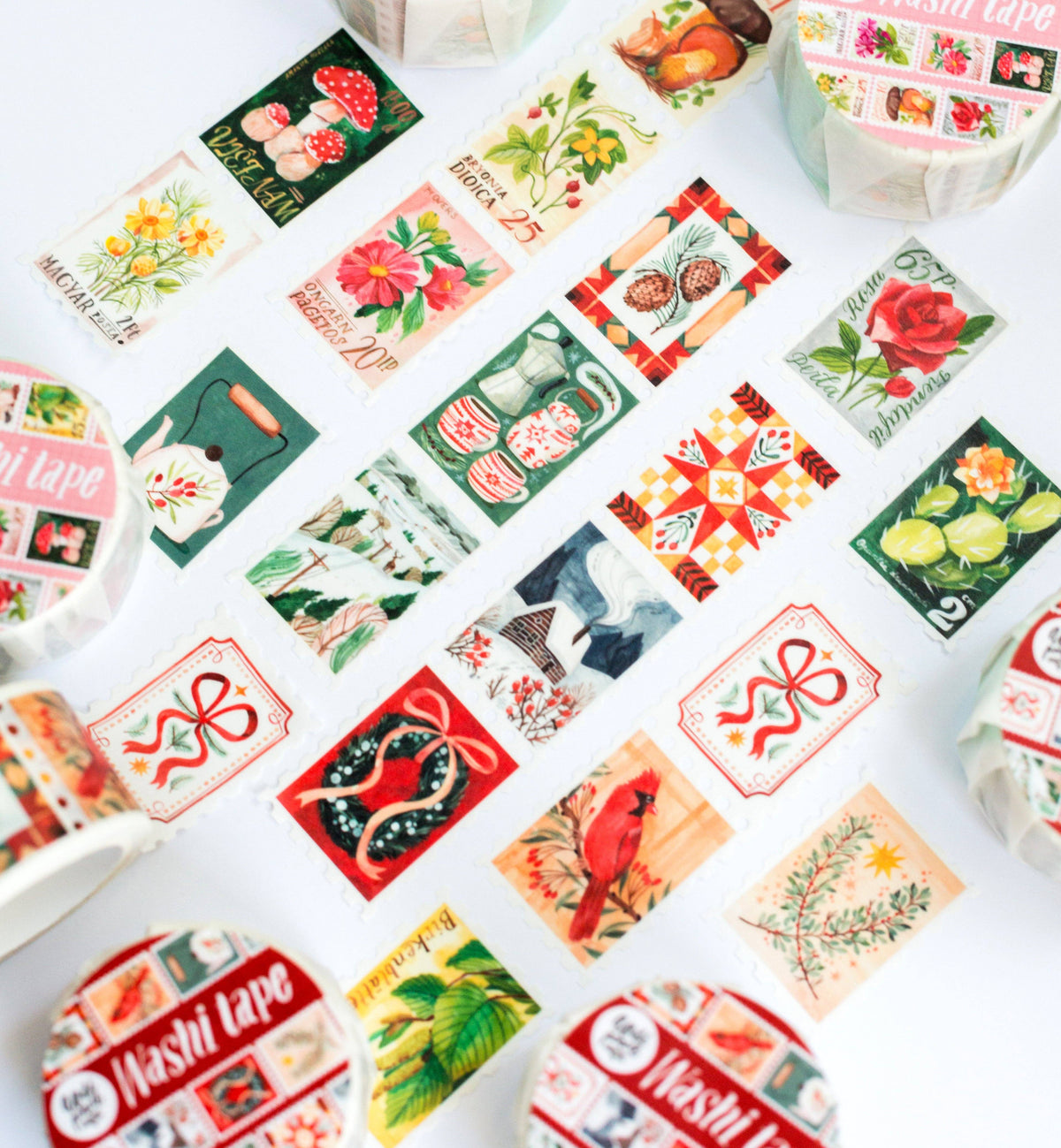 Christmas Stamps Washi Tape