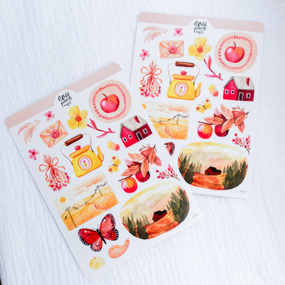 Autumn Afternoon Sticker Sheet